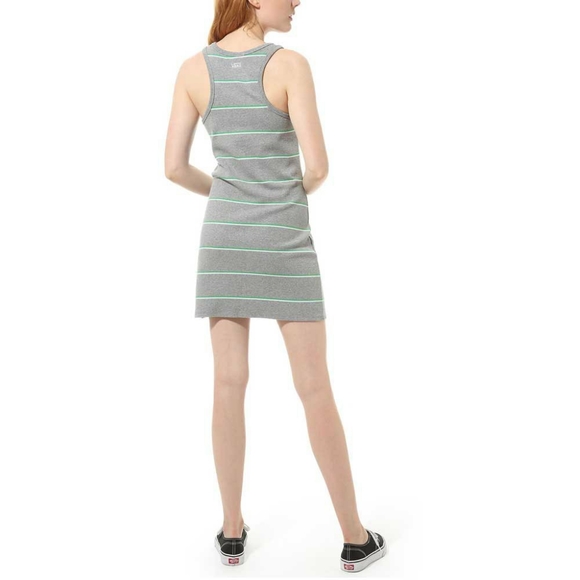 NWT Vans Lineation Tank Mini Ribbed Striped Dress - Picture 2 of 3